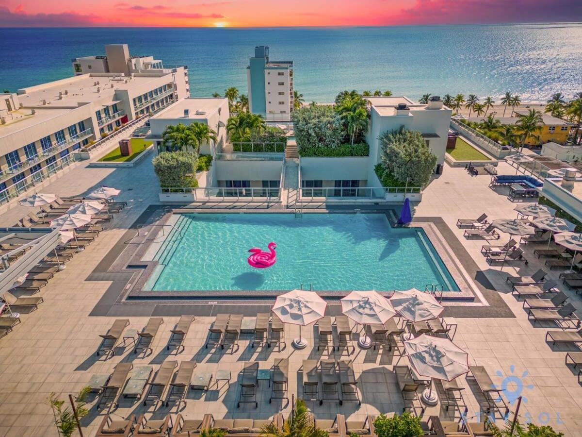 Best Stay - Rooftop Pool & Hot Tub - Hollywood Beach Экстерьер фото
