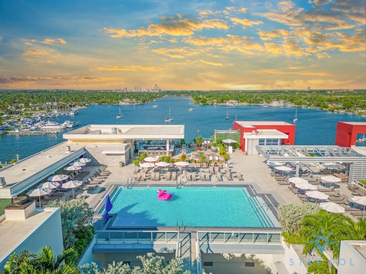 Best Stay - Rooftop Pool & Hot Tub - Hollywood Beach Экстерьер фото