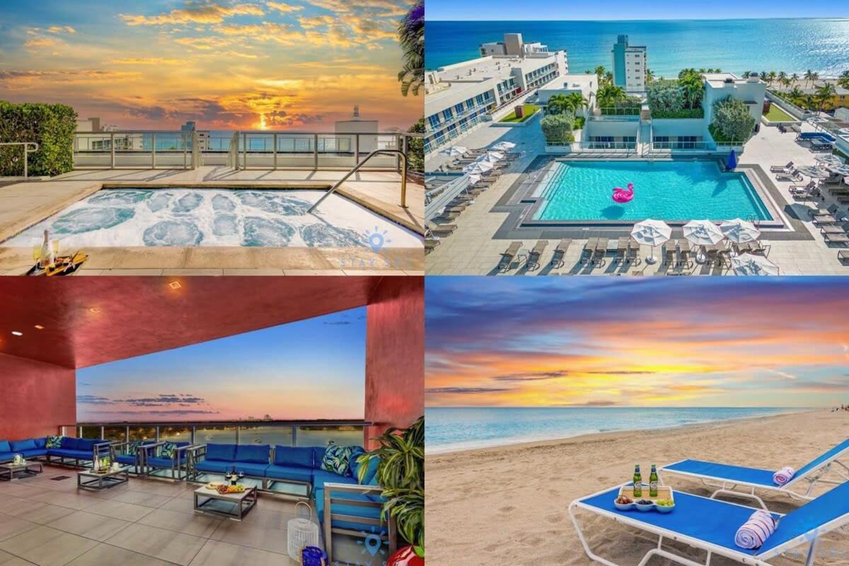 Best Stay - Rooftop Pool & Hot Tub - Hollywood Beach Экстерьер фото